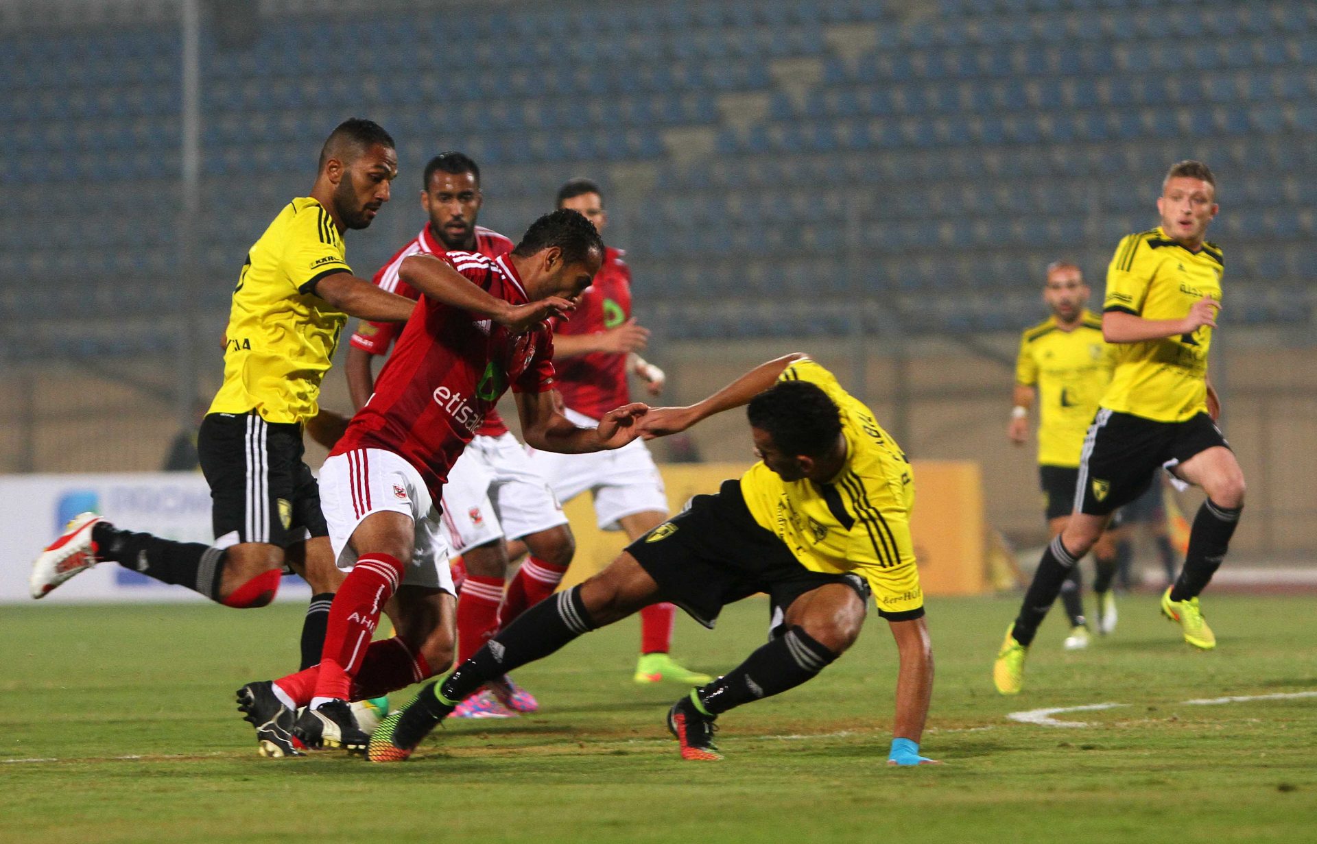 نتيجة مباراة الاهلي ووادي دجلة